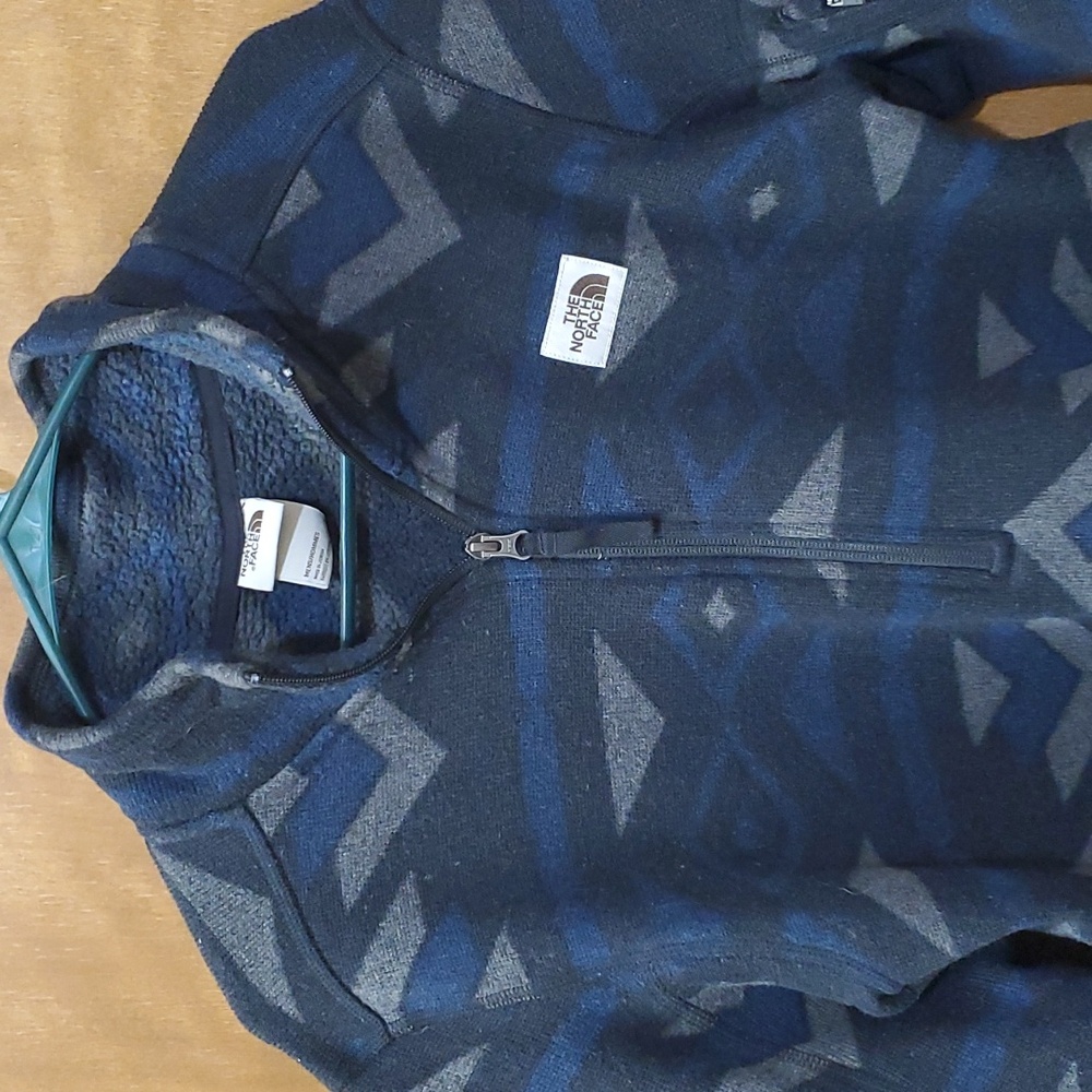The North Face Tribal Aztec half zip sweater
